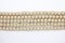 Beige Lava Gemstone Beads, 8mm, Round